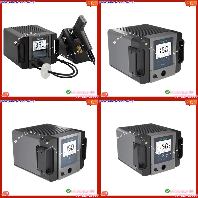 Desoldering Pump Electric Vacuum Station - 2026 QUICK TV2 Desoldering Station, Powerful