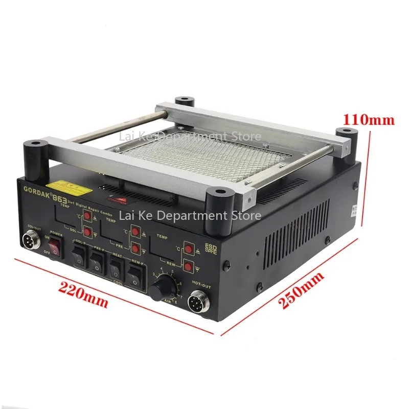 3-in-1 Digital Heat Gun BGA Re - Infrared Bga Rework Station 评论和价格