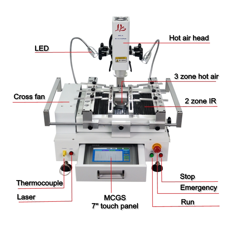 R690 V.4 Pro Hot Air Solder St - Infrared Bga Rework Station 评论和价格